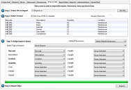 My Storeroom Import Data Screen